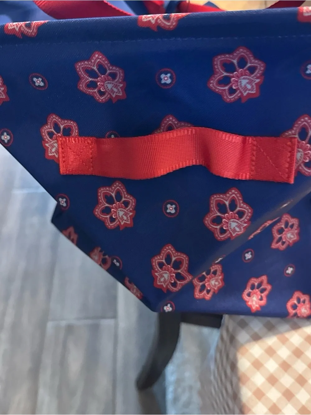 New York Giants Navy and Red Tote Bag - Picture 2 of 5